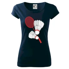 Badminton - pálka a košík