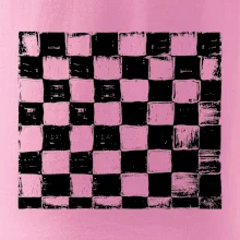 Šachovnice černá kreslená