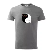 Kočky jin jang barevné