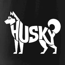 Husky nápis v těle