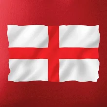 Anglická vlajka vlající