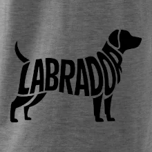 Labrador nápis v těle