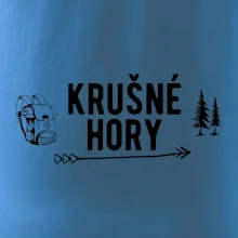 Krušné hory nápis