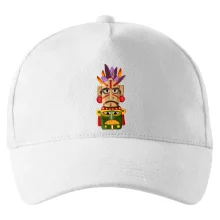 Mayové maska s peřím