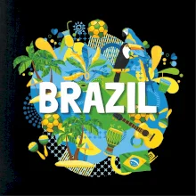 Brazílie  Barevný obrázek