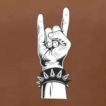 Rock ruka s náramkem