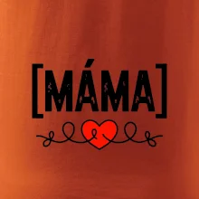 Nápis máma a srdce