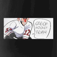 Czech hockey team animovaná postava