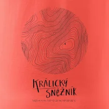 Králický Sněžník - vrstevnice v kruhu