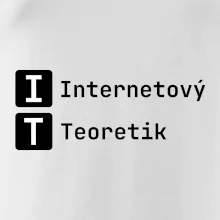 IT Nápis Internetový Teoretik