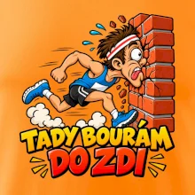 Maratonec tady bourám do zdi