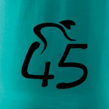 Cyklista slaví pětačtyřicítku (45)