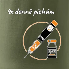 4x denně píchám Insulin