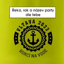 Na vodu - kotva (vlastní nápis)