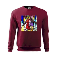 Vitráž - Ježíš a kříž