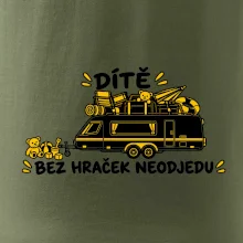 Dítě bez hraček neodjedu rodinný karavan