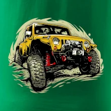 Žlutý offroad s navijákem Žlutý offroad s navijákem