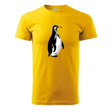 Tučňák černobílý z boku