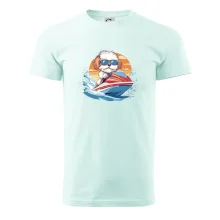 Bišonek na vodním skútru