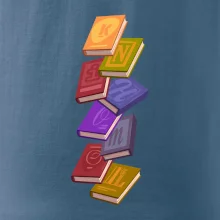 Knihomol letící knihy