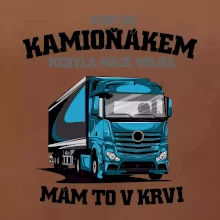 Stát se kamioňákem nebyla moje volba