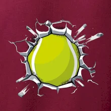 Tenisový míč v triku