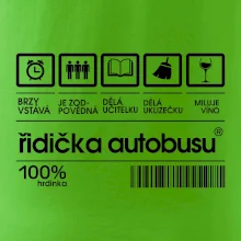 Čárový kód řidička autobusu Čárový kód řidička autobusu