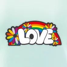 Love s duhou v pozadí