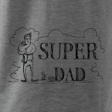 Kreslený nápis super dad