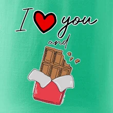 I love you and chocolate