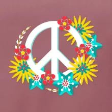 Peace symbol abstraktní