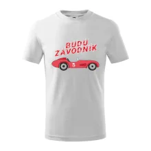 Budu závodník červené staré auto