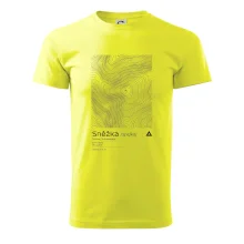 Sněžka - vrstevnice v obdélníku