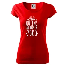 Queens are born in 2000