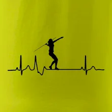 EKG hod oštěpem žena