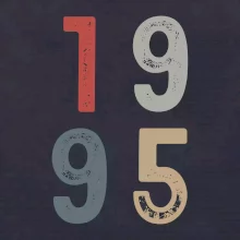 Vintage číslice 1995