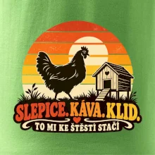 Slepice káva klid a pohoda