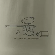 Minimalistický marker stay low shoot straight