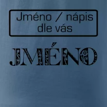 Folklor - jméno - nápis
