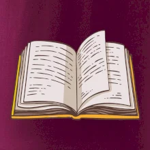 Kniha barevná otevřená