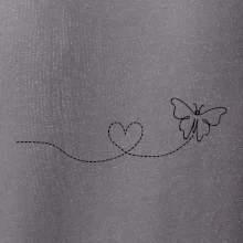 Dráha letu motýla - srdce