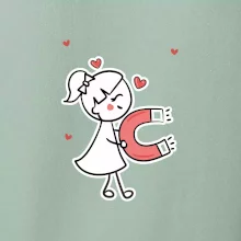 Párový motiv - panáček a magnet