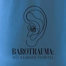 Barotrauma můj nejhorší nepřítel ucho s uzlem v lince