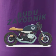 Budu závodník  modrý cafe racer