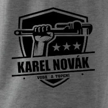 Instalatér - Erb vlastní nápis