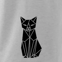 Origami kočka zepředu