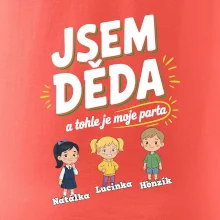 Děda a jeho parta (obrázky a jména vnuků)
