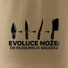 Evoluce nože od pazourku k sekáčku
