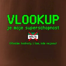 Vlookup moje superschopnost