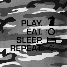 Eat sleep play - šachy